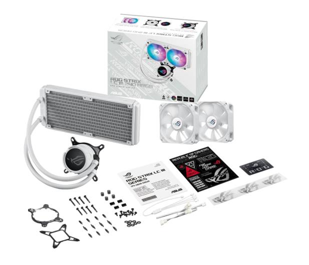 ASUS ROG STRIX LC III 240 ARGB White 2x120mm 90RC00S2-M0UAY0 - 1352273 - zdjęcie 5
